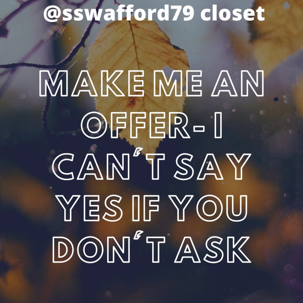 Reasonable offers always welcome!!